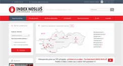 Desktop Screenshot of indexnoslus.sk